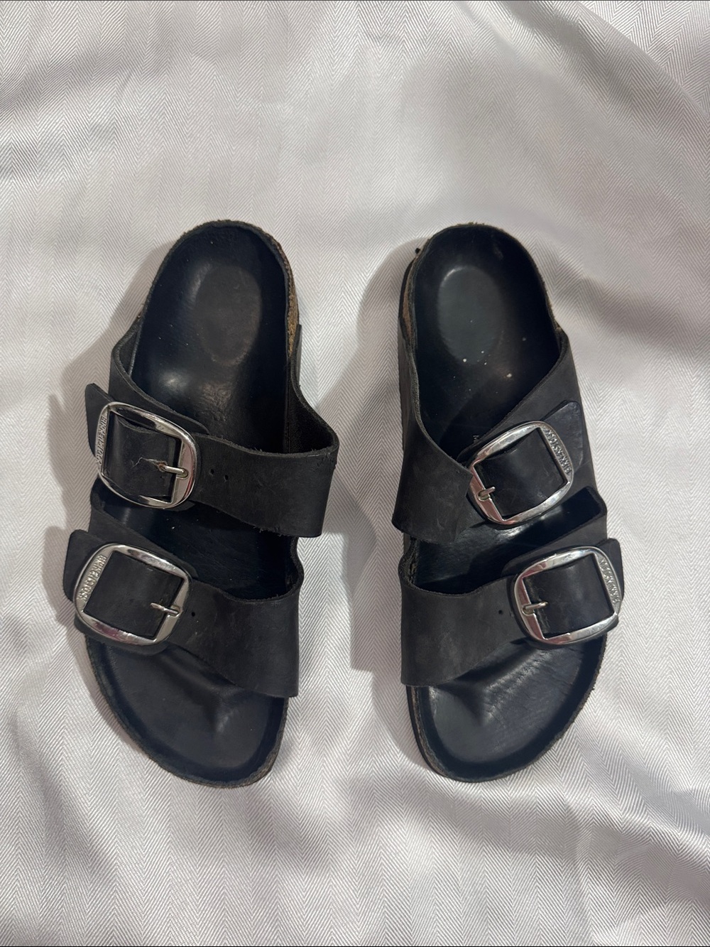 Birkenstock Black Double Buckle Women's Sandals